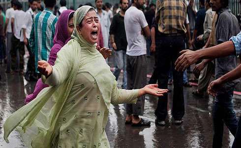 سانحہ کیخلاف مقبوضہ کشمیر سراپا احتجاج