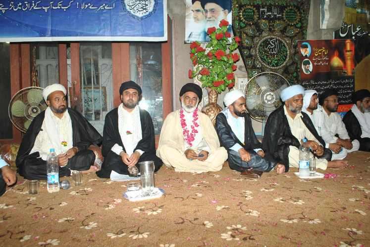امام حسین ع اور حضرت عباس ع کے یوم ولادت کی مناسبت سے تقریب کا اہتمام