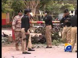 Two injured in a blast near the Chinese consulate in Karachi