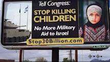 Israeli-Palestinian conflict on NY billboards