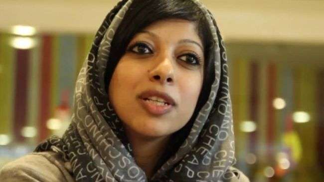 Bahraini human rights activist Zainab al-Khawaja
