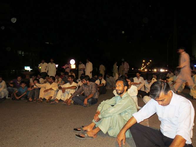 سانحہ بابوسر کے خلاف اسلام آباد میں ہونے والا احتجاجی مظاہرہ