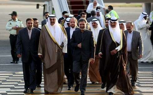 کویت کے وزیر امور خارجہ محمد الصباح کی تہران آمد