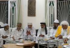 برمی علماء کونسل کے وفد کی محمد حسین محنتی سے ملاقات، منور حسن سے ٹیلیفونک گفتگو