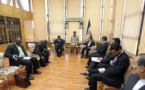 نمیبیا کے وفد کی صدر احمدی نژاد سے ملاقات