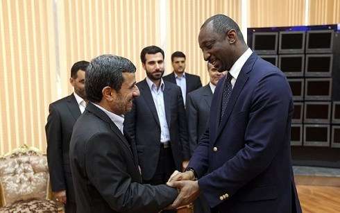 مالی کے وزیر خارجہ کی ایرانی صدر سے ملاقات