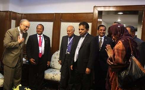 سری لنکا کے وفد ایرانی وزیر خارجہ سے ملاقات