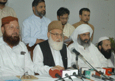 ملی یکجہتی کونسل کا وفد 5 ستمبر کو گلگت کا دورہ کرے گا، قاضی حسین احمد
