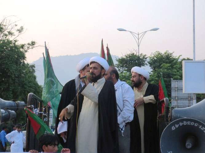 ملک میں جاری شیعہ نسل کشی کے خلاف اسلام آباد میں ایم ڈبلیو ایم کا احتجاجی دھرنا