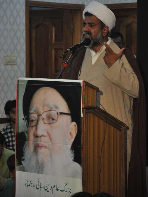 مسجد کشمیریاں موچی گیٹ لاہور میں علامہ آغا علی الموسوی کے چہلم کی تقریب