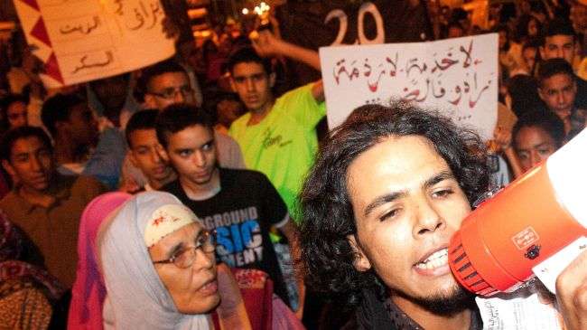 Demo rakyat Maroko, menuntut demokrasi.jpg