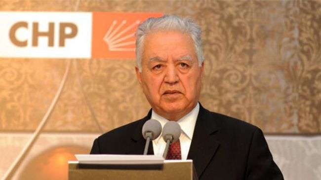 Faruk Logoglu, deputy chairman of Turkey’s Republican People’s Party