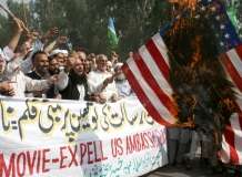 پشاور، جمعیت اتحاد العلماء کی امریکی فلم کیخلاف احتجاجی ریلی