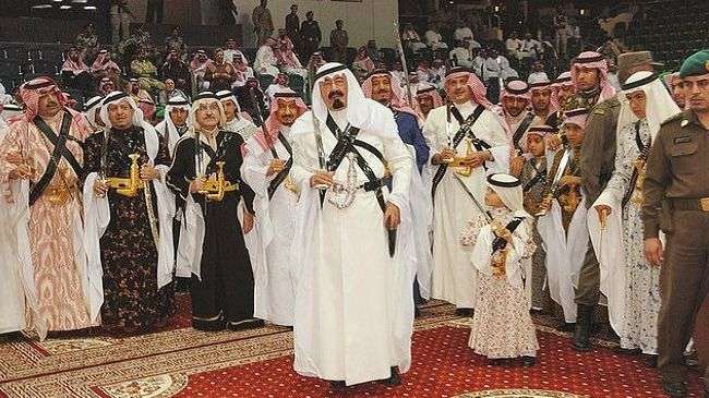 Male members of the Saudi royal family in Riyadh