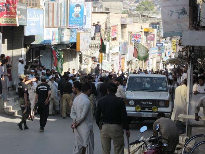 ایبٹ آباد، کالعدم جماعت کی لبیک یامحمد مصطفی (ص) مارچ کو سبوتاژ کرنے کی کوشش