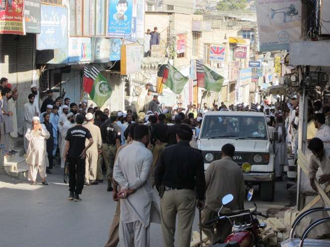 ایبٹ آباد، کالعدم جماعت کی لبیک یامحمد مصطفی (ص) مارچ کو سبوتاژ کرنے کی کوشش