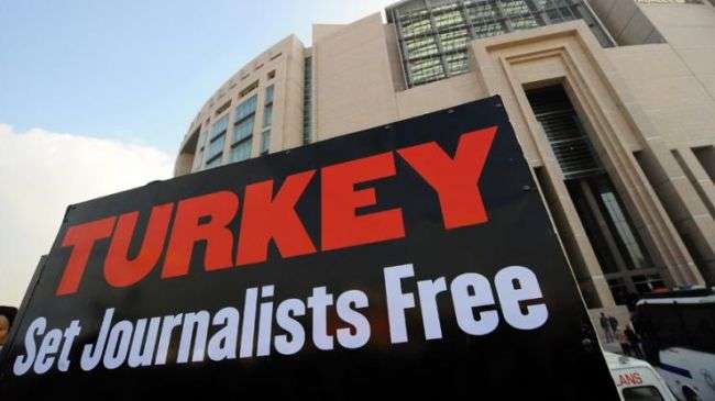 The Committee to Protect Journalists accuses Turkey of waging the greatest crackdown on press freedom.