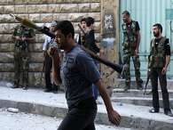 Suriyanın Hələb şəhərinin sakinləri üsyançılara qarşı etiraz nümayişləri keçiriblər