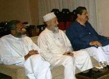 محمد حسین محنتی کی مسلم لیگ ن کے رہنما سلیم ضیاء سے ملاقات