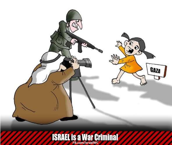 عرب ڈکٹیرز اور صہیونی زیر اثر بین الاقوامی میڈیا کارٹونسٹ کی نظر میں