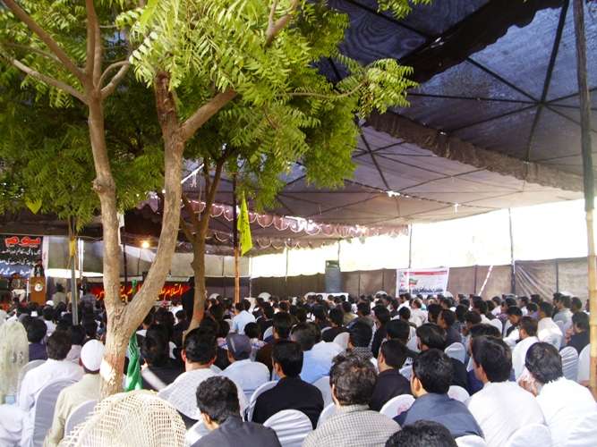 جامعہ کراچی میں یوم حسین (ع) کے پروگرام کی تصویری جھلکیاں