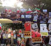 کشمیر سمیت بھارت کے مختلف شہروں میں اسرائیل کیخلاف احتجاج