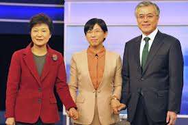 South Korean presidential candidates hold final TV debate ‎