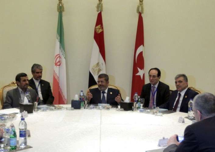 مصر کے دارالحکومت قاہرہ میں ایران، ترکی اور مصر کے درمیان سہ فریقی مذاکرات کا انعقاد