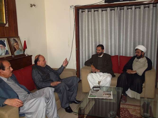 عوامی نیشنل پارٹی کے وفد کی مجلس وحدت مسلمین کے رہنماوں سے ملاقات