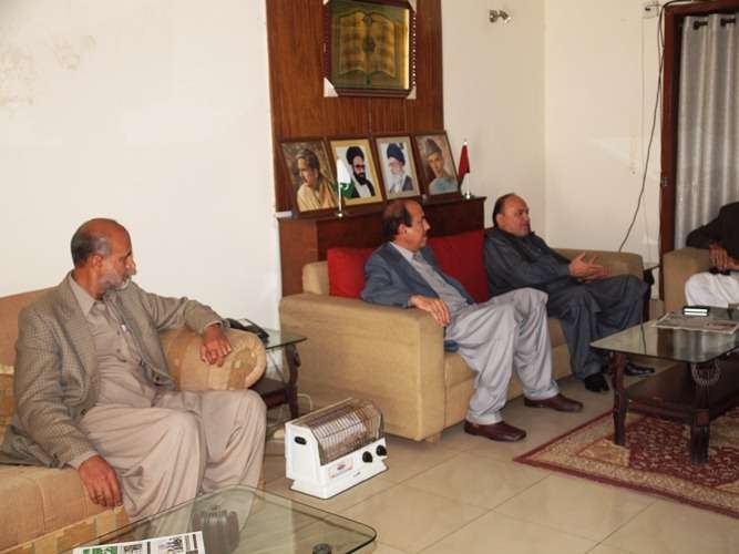 عوامی نیشنل پارٹی کے وفد کی مجلس وحدت مسلمین کے رہنماوں سے ملاقات