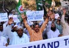 نصاب سے اسلامی مضامین اور نظریہ پاکستان کا باب نکالنے کیخلاف 30 اہلسنت جماعتوں کا احتجاج