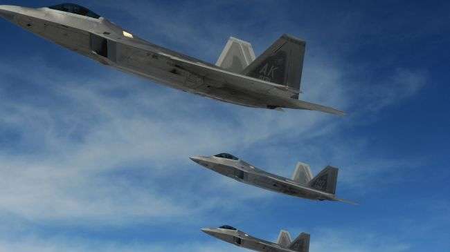US F-22 stealth fighters sent to join S Korea maneuvers