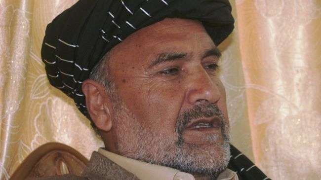 File photo shows Governor of Afghanistan’s Zabul Province Mohammad Ashraf Naseri.