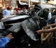 پشاور، متنی میں مسافر ویگن میں بم دھماکہ، 9 افراد جاں بحق، 10 زخمی