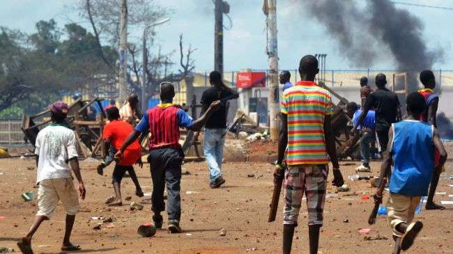 Clashes in Guinea leave 12 dead