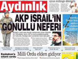 Türkiyənin “Aydınlık” qəzeti: “AKP İsrailin könüllü nəfəri”