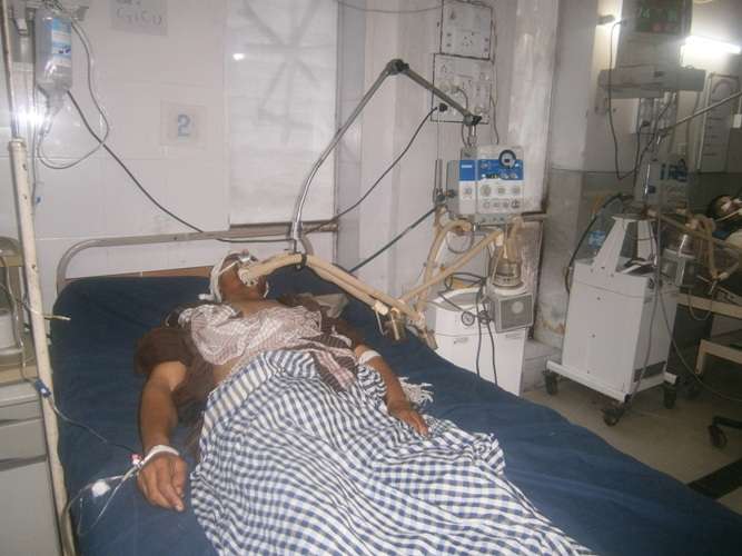 زخمی لیڈی ریڈنگ اسپتال میں زیر علاج