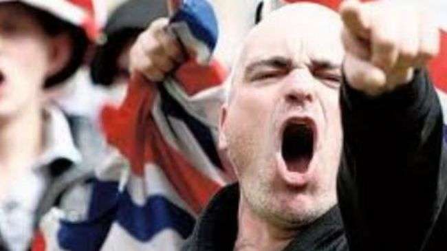 EDL rally features Nazi salutes, anti-Islam blasphemy