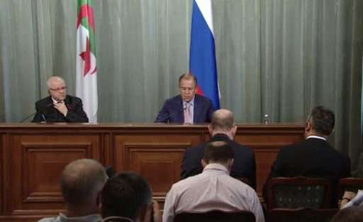 Lavrov: Russia, Algeria Agree on Political Solution in Syria