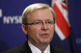 Australian prime minister, Kevin Rudd
