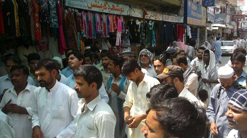 روضہ سیدہ زینب (س) پر حملہ کیخلاف نوشہرہ میں احتجاج