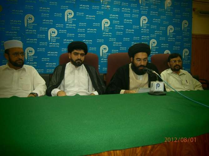 پشاور، علامہ سید عبدالحسین اور علامہ سید عامر شمسی کی پریس کانفرنس