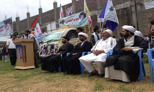 عالم اسلام کے ساتھ ساتھ مقبوضہ کشمیر میں بھی یوم القدس کی احتجاجی ریلیاں