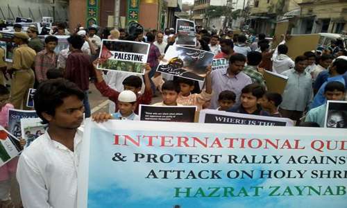 عالم اسلام کے ساتھ ساتھ بھارت میں بھی یوم القدس کی احتجاجی ریلیاں