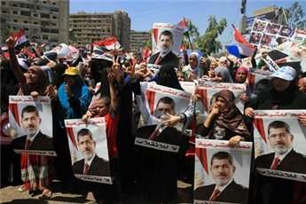 A demonstration in support of Mohamed Mursi in Cairo, on Aug. 9.
