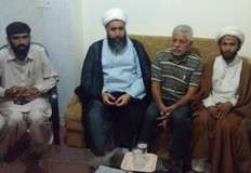 ایم ڈبلیو ایم کراچی کے رہنماؤں کی قم المقدسہ میں علامہ فخرالدین سے ملاقات