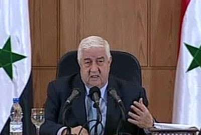 Moallem: We Dare Anyone to Reveal Evidence that Damascus Used Chemical Weapons