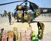 حملوں کے باوجود بلوچستان میں‌ امدادی کاروائیاں‌ جاری
