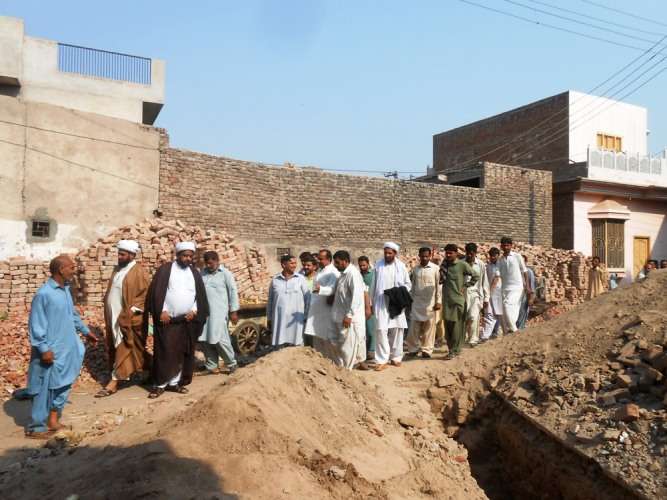 مجلس وحدت مسلمین (ملتان) سوتری وٹ یونٹ نے مسجد کی تعمیر کا سنگ بنیاد رکھ دیا