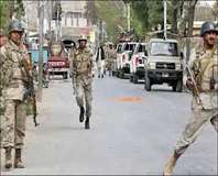 کوئٹہ، سریاب روڈ‌ پر سکیورٹی فورسز کا سرچ آپریشن، 4 ملزمان گرفتار